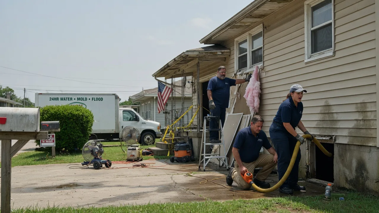 Water Damage Repair in Greenwood Springs, MS near me